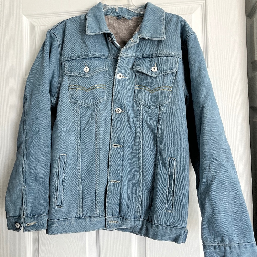 DeNim small faux lined jean jacket